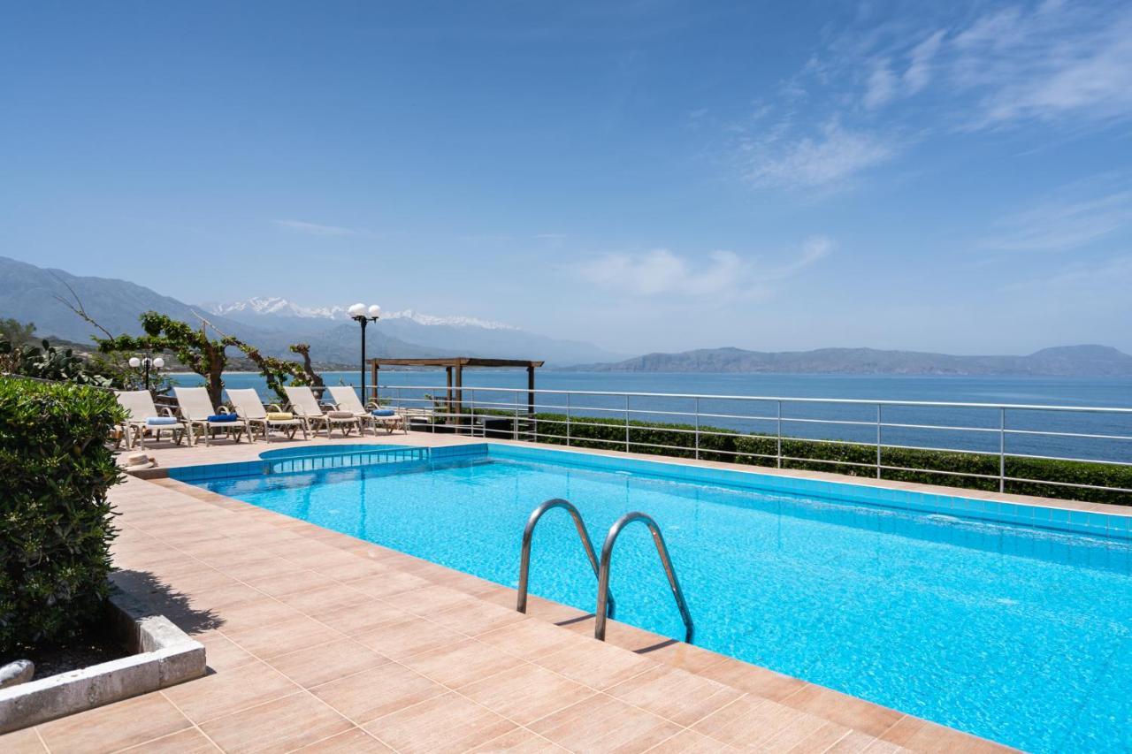 Beachfront Family Villa Katerina With Private Pool, Playground, Bbq & Amazing Sea Views! Petres  Exterior photo
